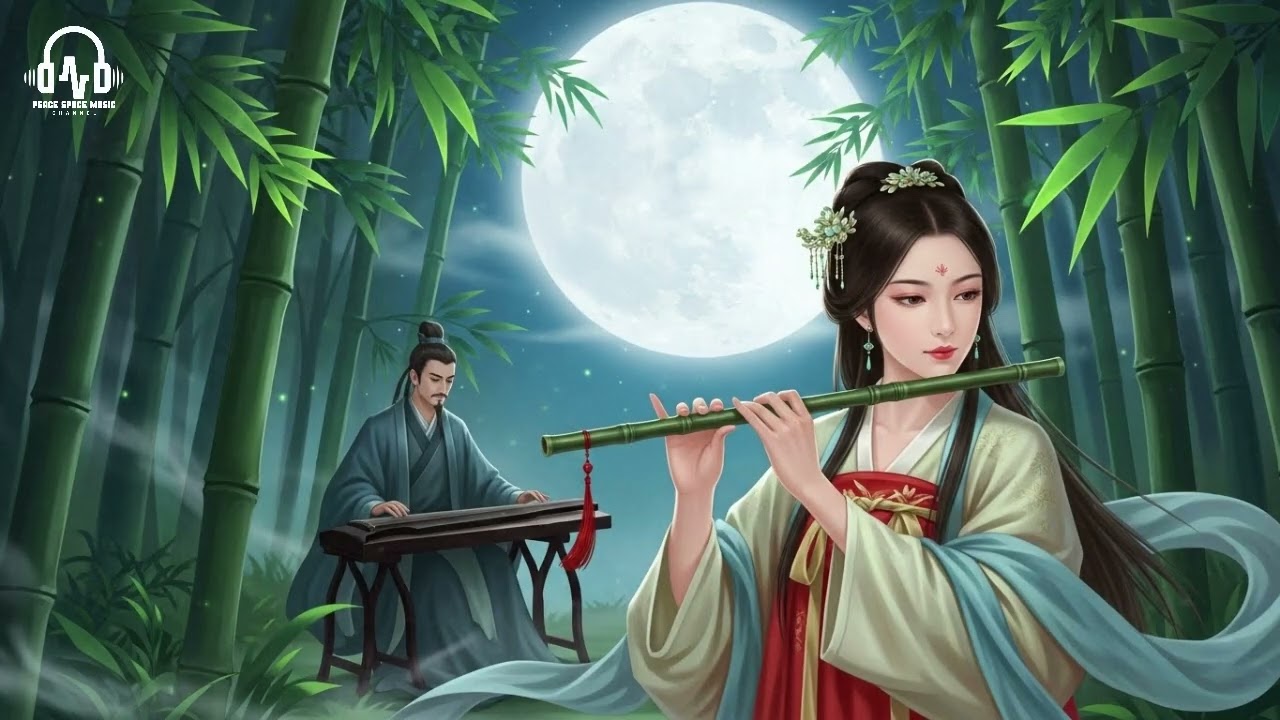 Chinese Zen Deep Sleep Music | Ancient Path Under Moonlight
