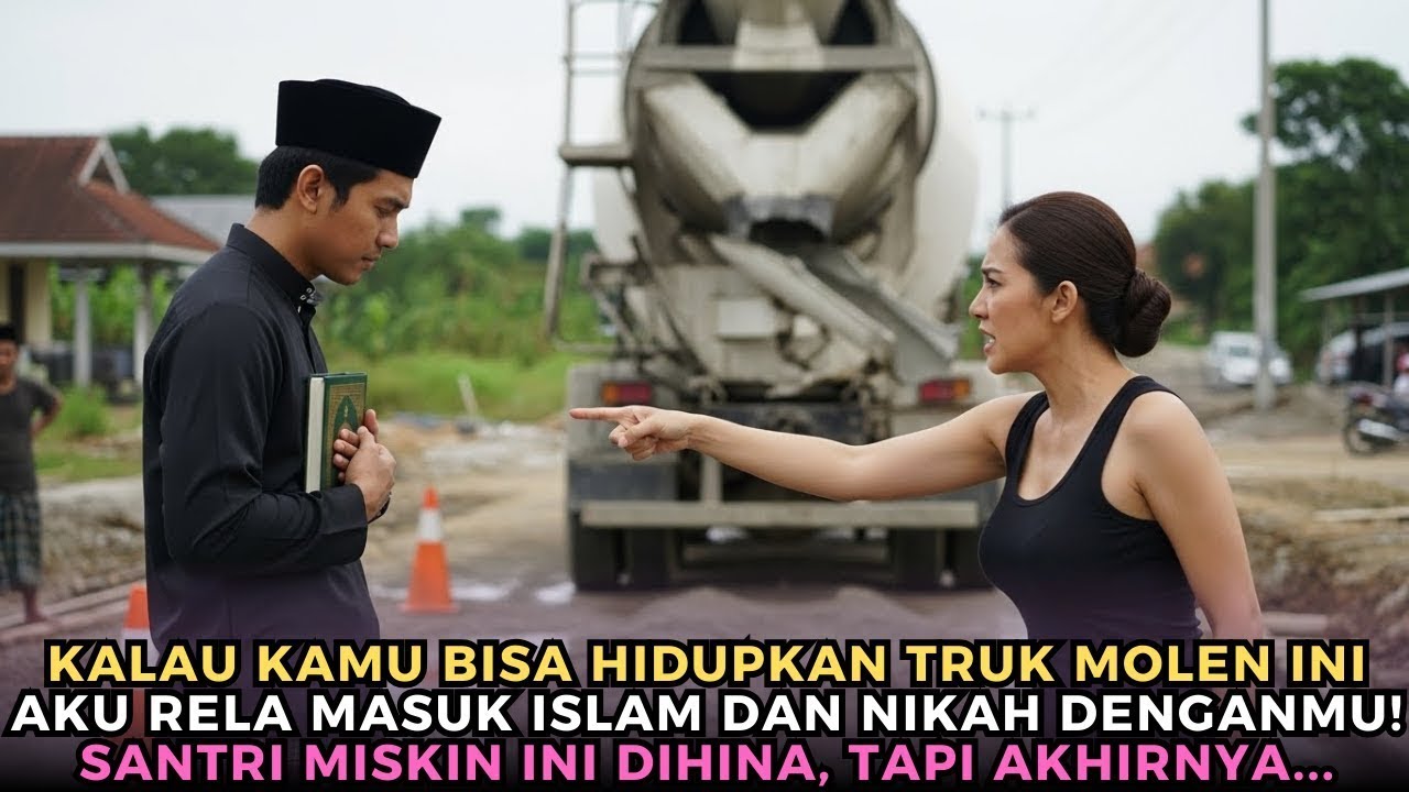 “Kalau Kamu Bisa Nyalakan Truk Molen Itu, Aku Rela Jadi Istrimu!” — Awalnya Dihina, Akhirnya…