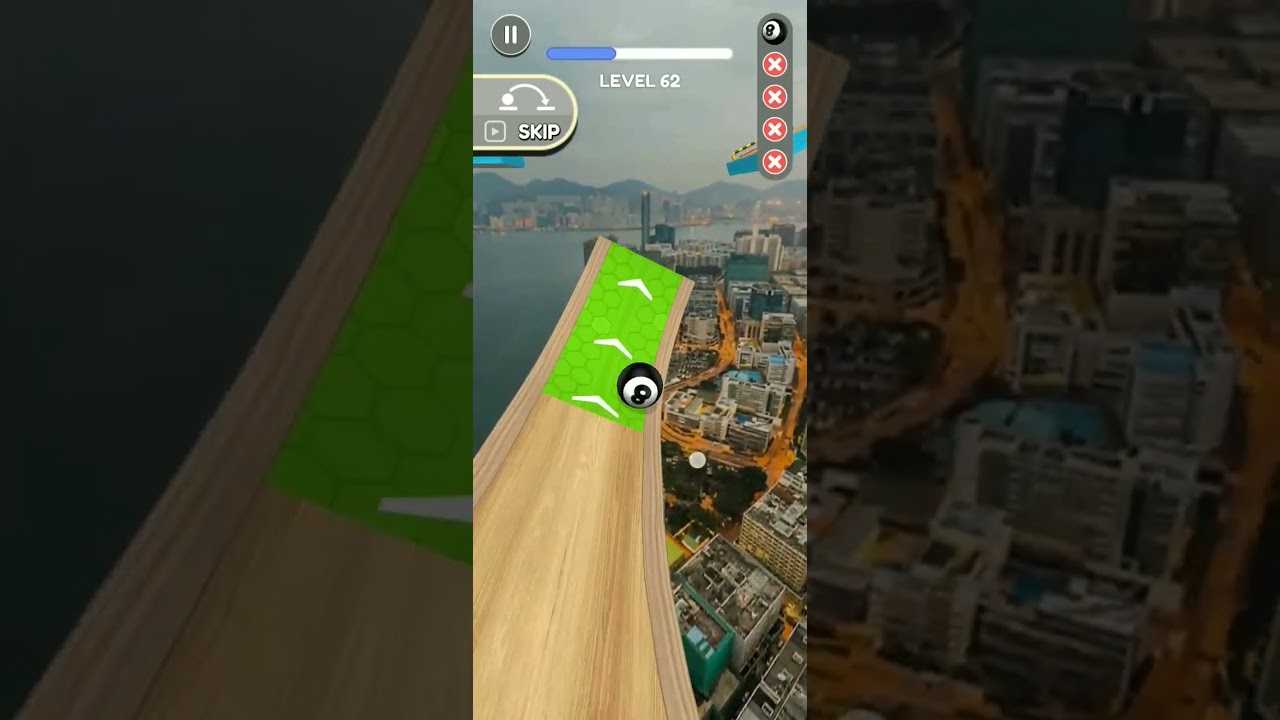 The next Hard point of Level 62 in Going Balls #shorts