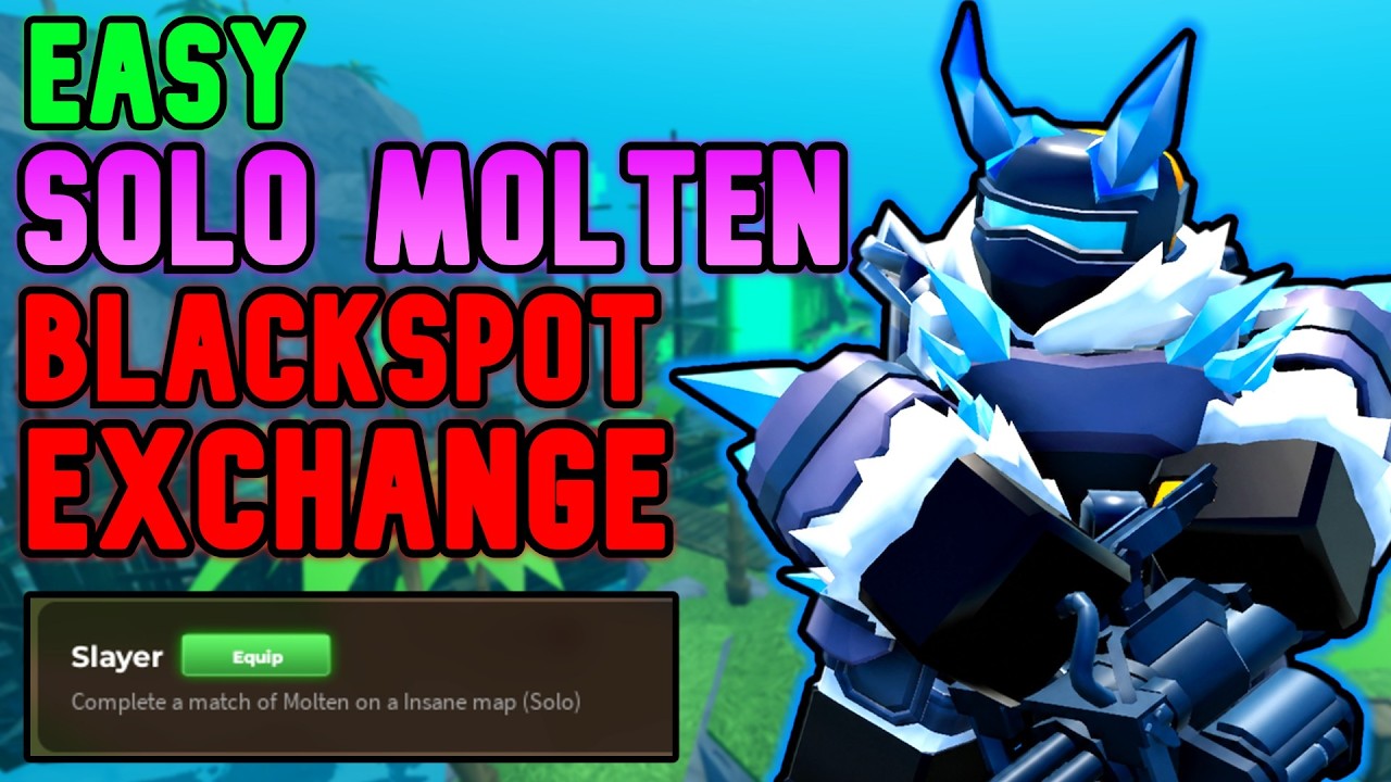 EASY SOLO Molten On BLACKSPOT EXCHANGE No Special Tower - Badge Full Guide | Tower Defense Simulator