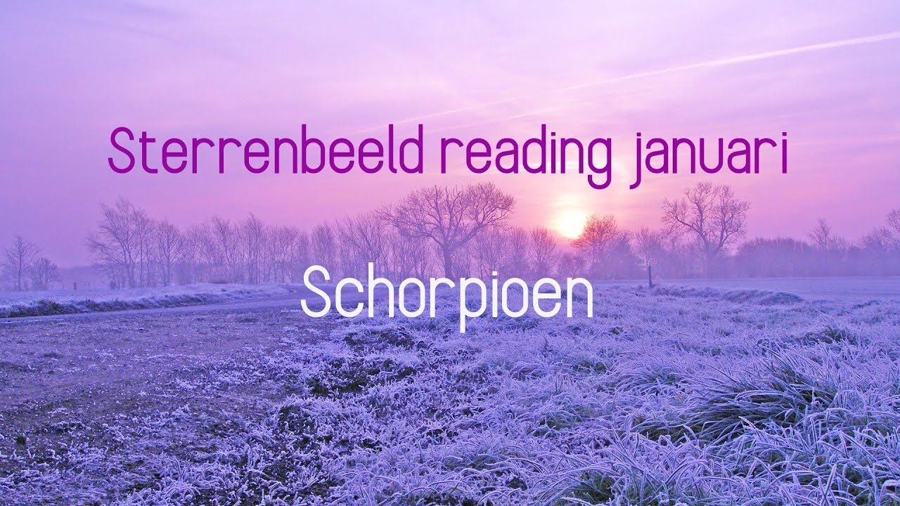 Sterrenbeeld reading januari: Schorpioen