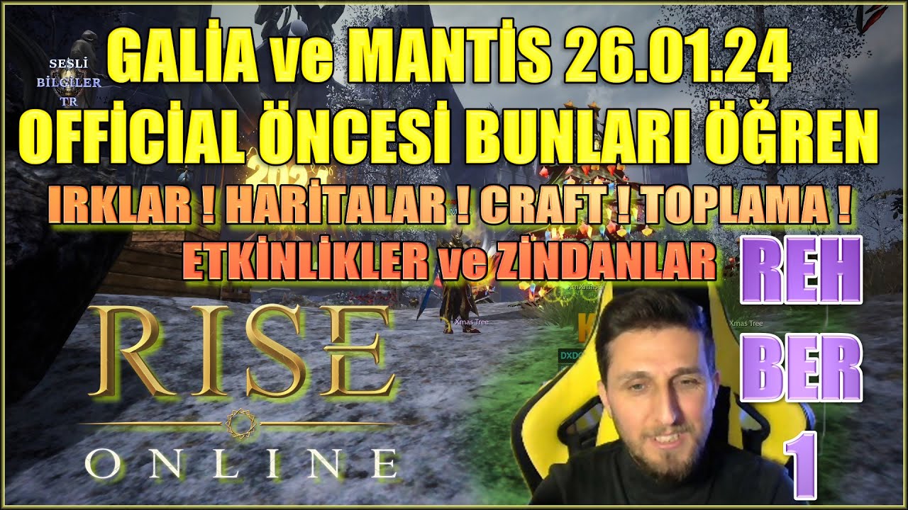 Rise Online World - FULL REHBER - YENİ BAŞLIYORUM NELERİ BİLMELİYİM ! REHBER 1- Sesli Bilgiler TR