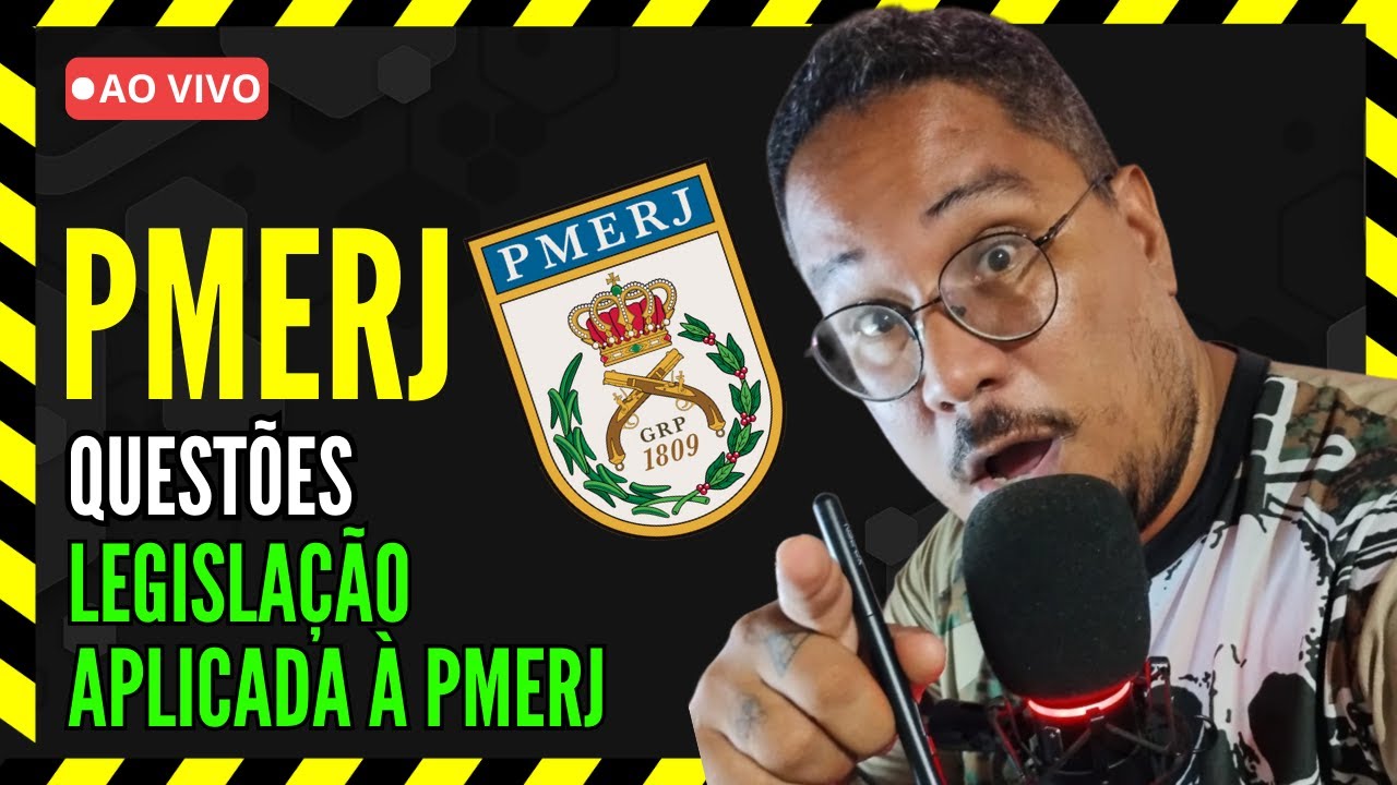🚨 PMERJ -  LEGISLAÇÃO APLICADA À PMERJ 2024