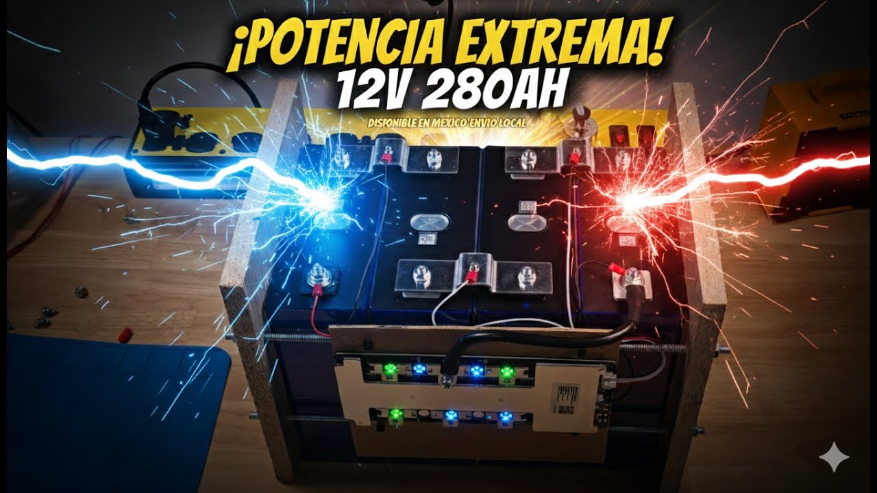 Review y Ensamble Kit SJY LiFePO4 280Ah  4PCs (12V): ¡La mejor opción en México! 🔋En Mercado Libre