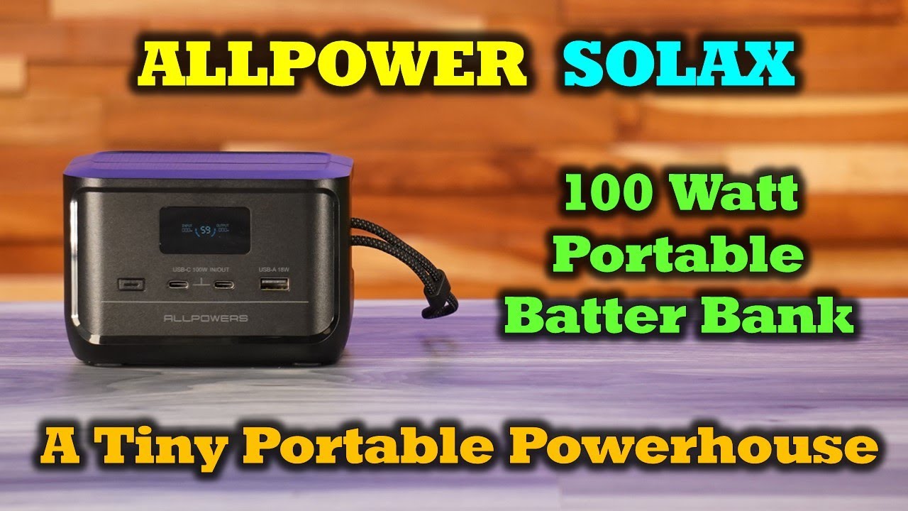 Обзор Allpowers Solax P100 — компактный портативный электрогенератор