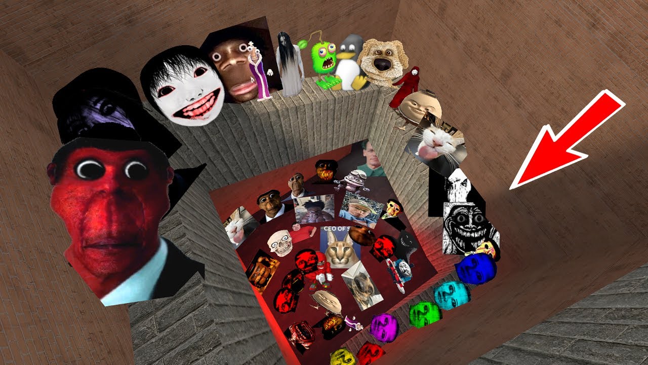 Juandale,Obungaand,Too Much Nextbots in Maze ! Garry's Mod