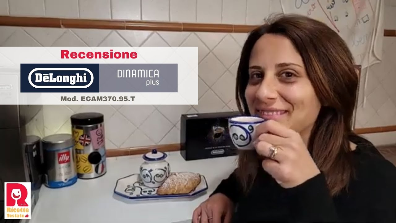 Recensione macchina caffè DeLonghi Dinamica Plus. Mod. ECAM370.95.T ☕ Perfetto!