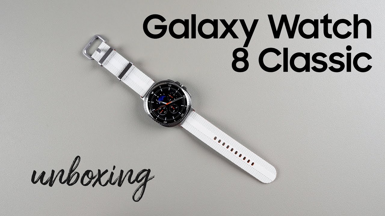 Galaxy Watch 8 Classic Unboxing (Black, 46mm)