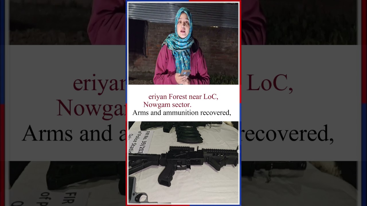 Security forces bust terror hideout in Neeriyan Forest near LoC, Nowgam sector