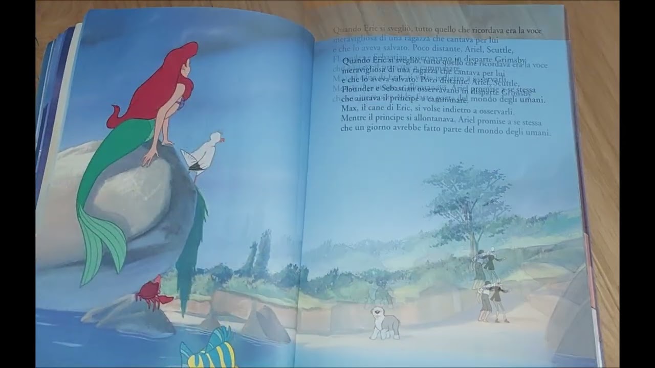 La sirenetta , letture per bambini #disney #libri #audiolibri #leggere #lettureperbambini