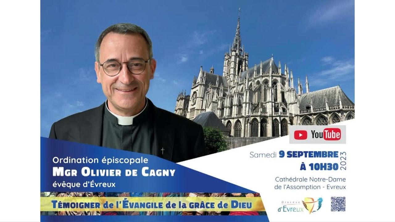 Ordination &eacute;piscopale  de Mgr Olivier de Cagny - 09 septembre 2023