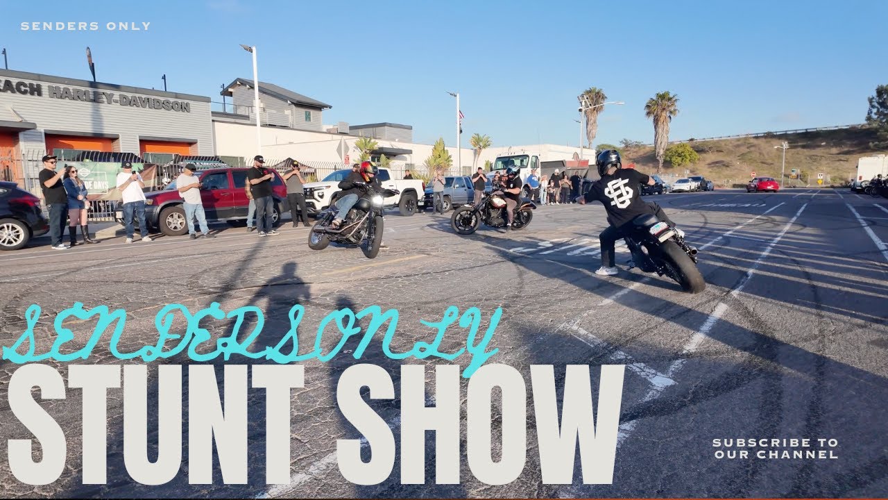 Stunt show for National City Harley Davidson