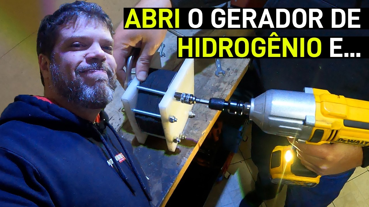 Abri um GERADOR DE HIDROGÊNIO VEICULAR + fiz o último teste - Alta RPM