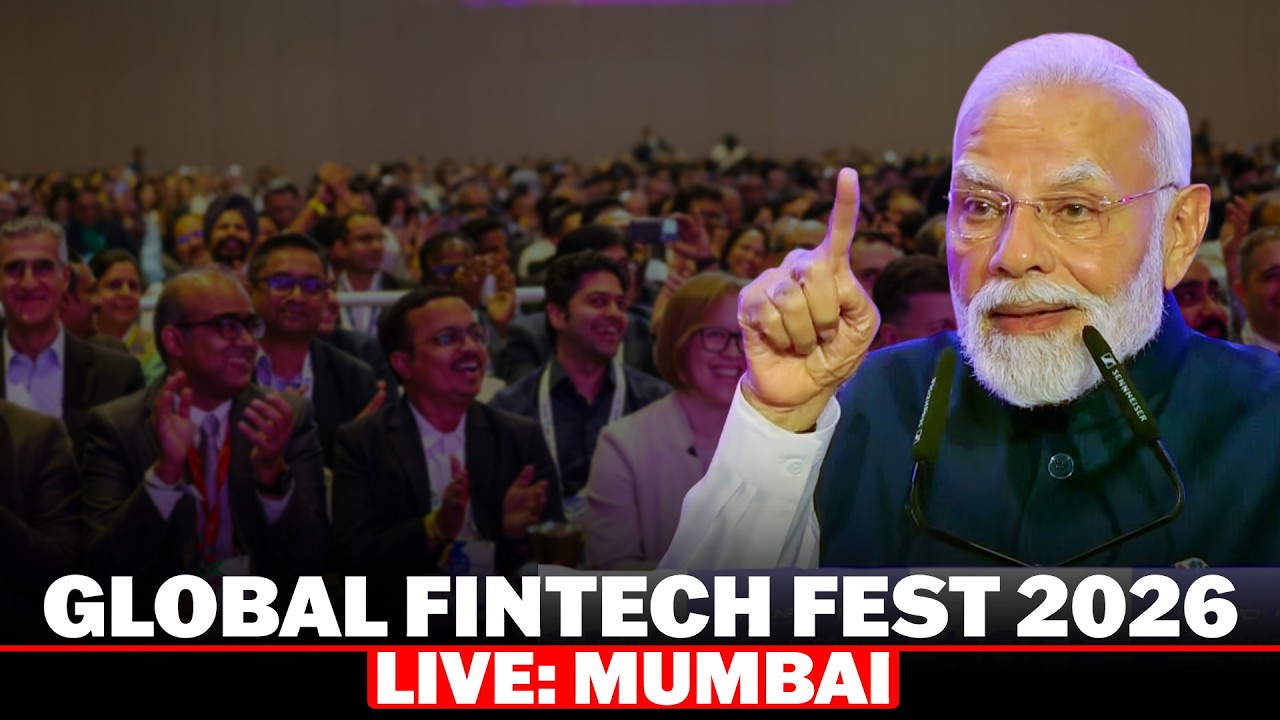 LIVE: PM Modi Inaugurates Global Fintech Fest 2026 in Mumbai I AI I Tokenisation I India