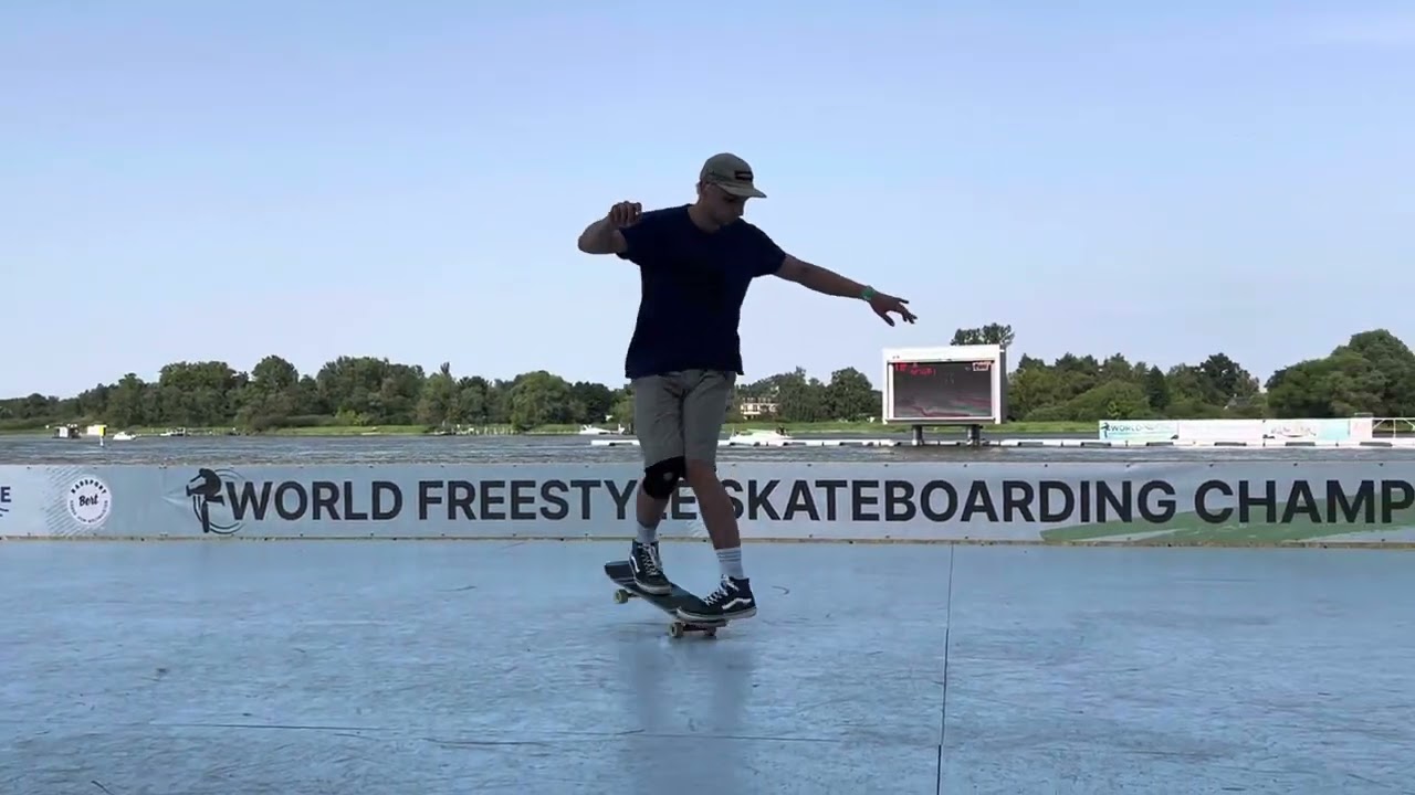 World Freestyle Skateboarding Championships 2024 Daniel Adam Run 1 Pro division