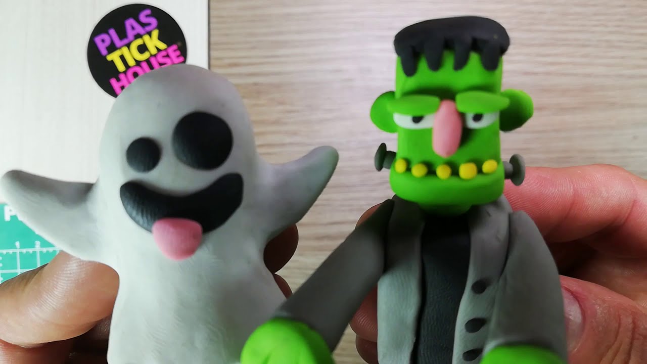 TALLER DE PLASTILINA FONTIGO - FRANKENSTEIN Y FANTASMA