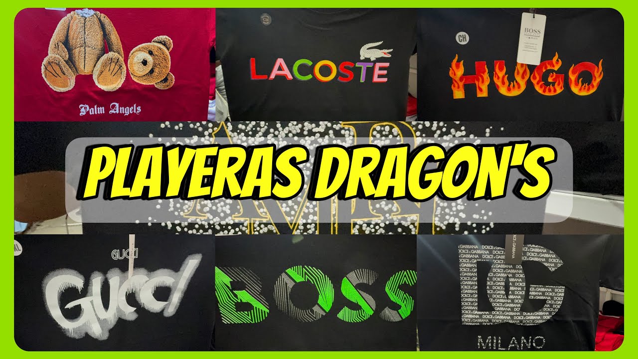 👕Playeras Dragons nos sorprende con los precios y tallas hasta la XXL / Modelos nuevos