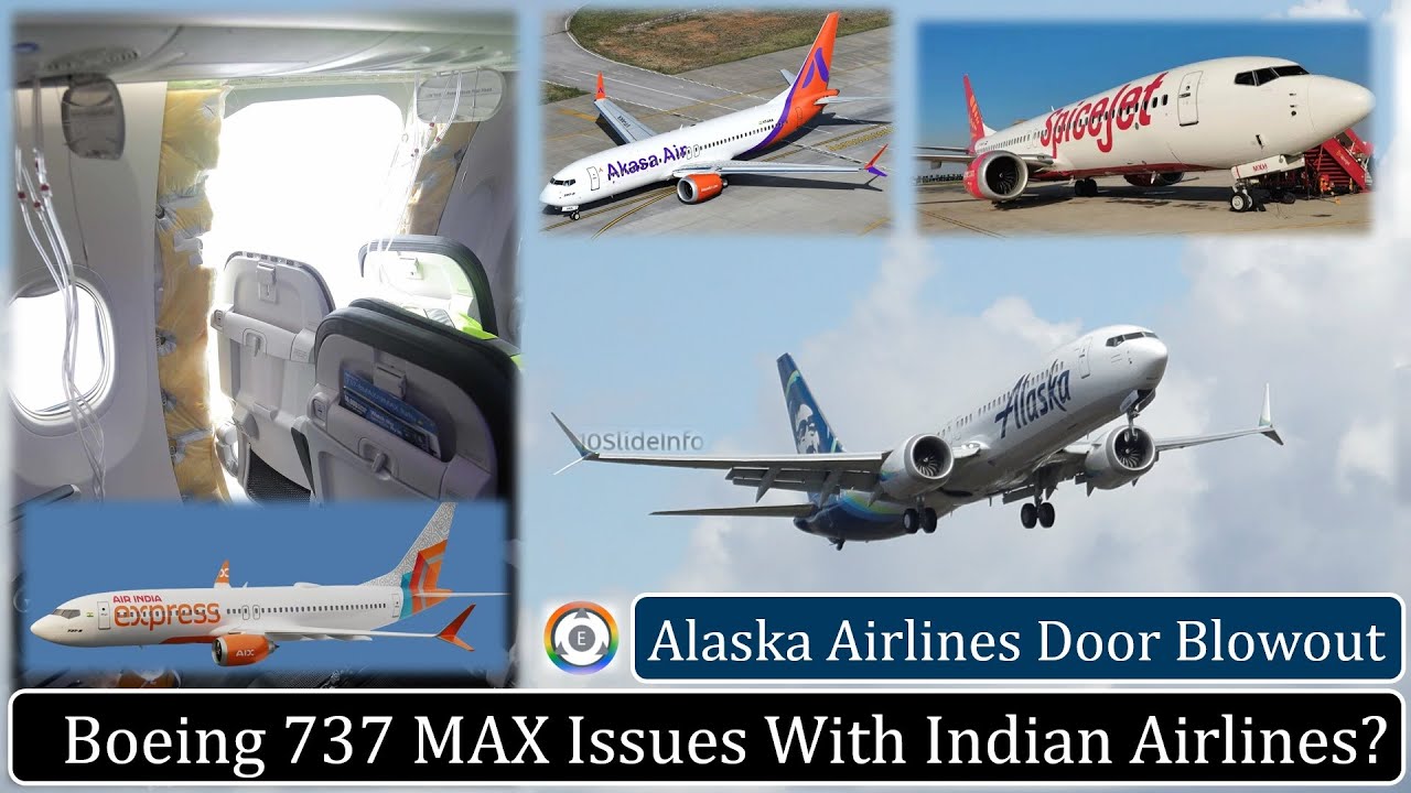 Alaska Airlines Boeing 737 Max Door Blowout | Indian Airlines Checks Emergency Exits