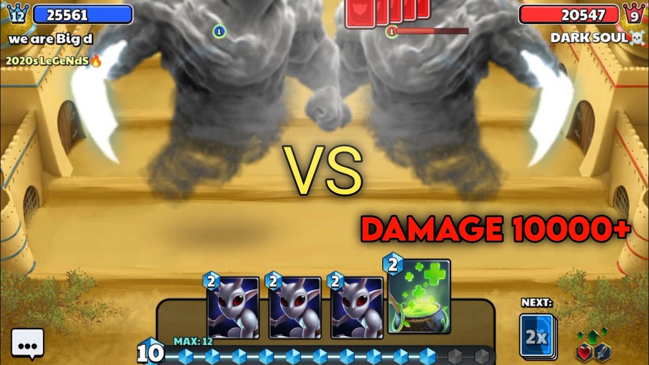 Giant Strom Element vs Strom Element | Castle Crush 