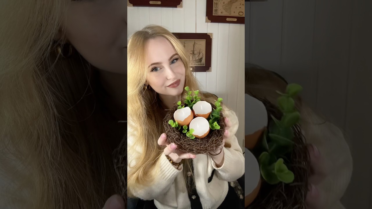 Wir machen heute Osterdeko mit Eiern 🥚 #diy #ostern #kerzen #kerzenselbermachen #basteln