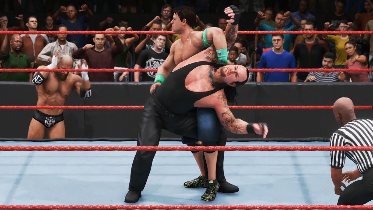WWE 2K20 - Undertaker vs John Cena - Gameplay (PS4 HD) [1080p60FPS]