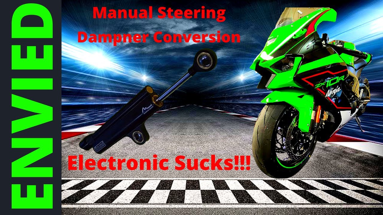 2021 Kawasaki ZX10R Manual Steering Damper Conversion Kit Installation