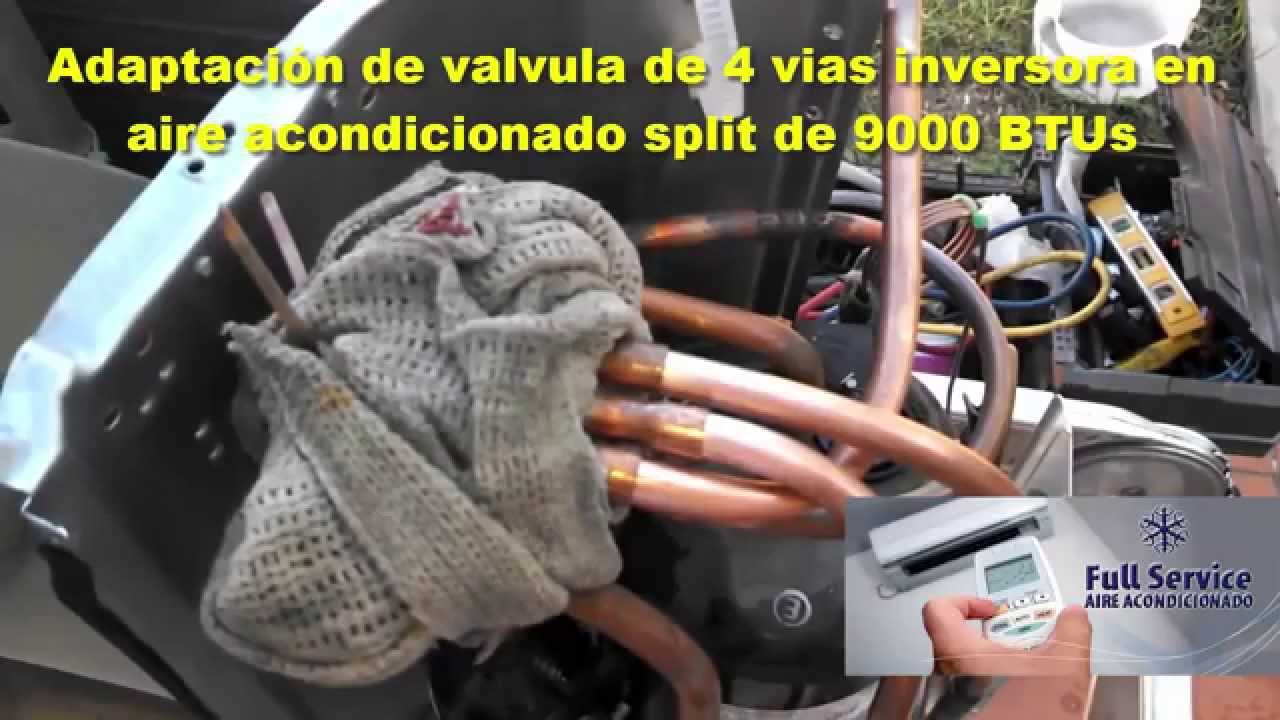 Como Soldar Válvula Inversora 4 Vías Aire Acondicionado