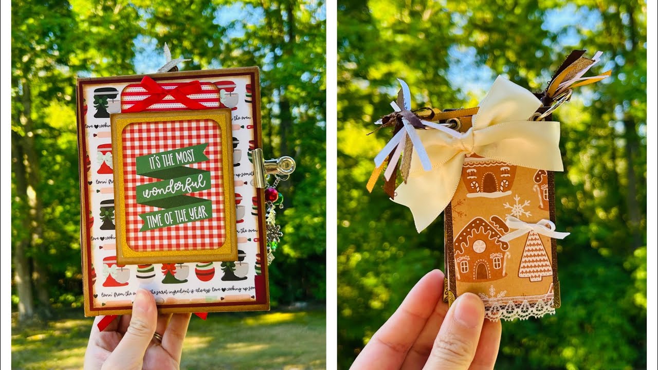Gingerbread junk journal flip throughs, Etsy Shop Update, Project Shares