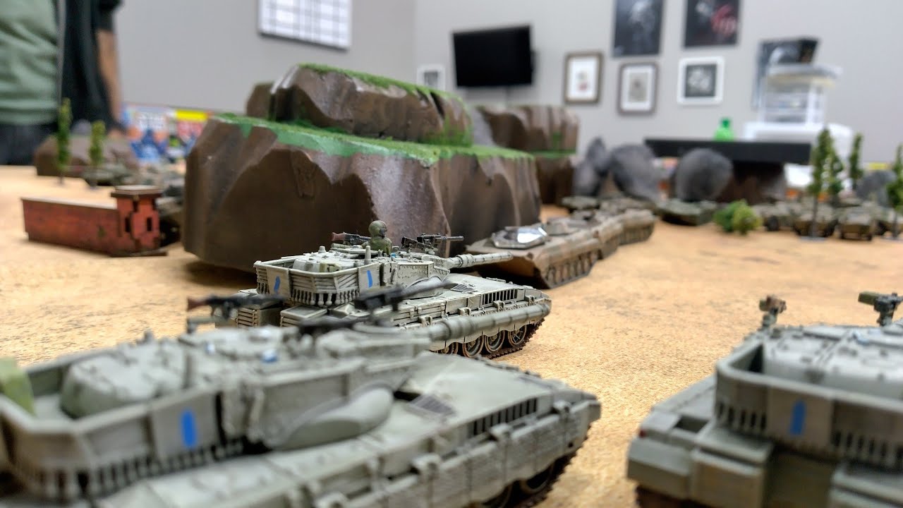 IDF and Syrians Team Yankee Battle Report! by Heavy Metal Wargaming.