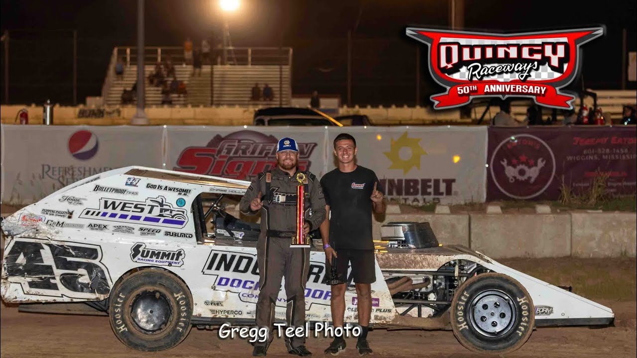 Challenging race at Quincy for the win- Points racing is tough 