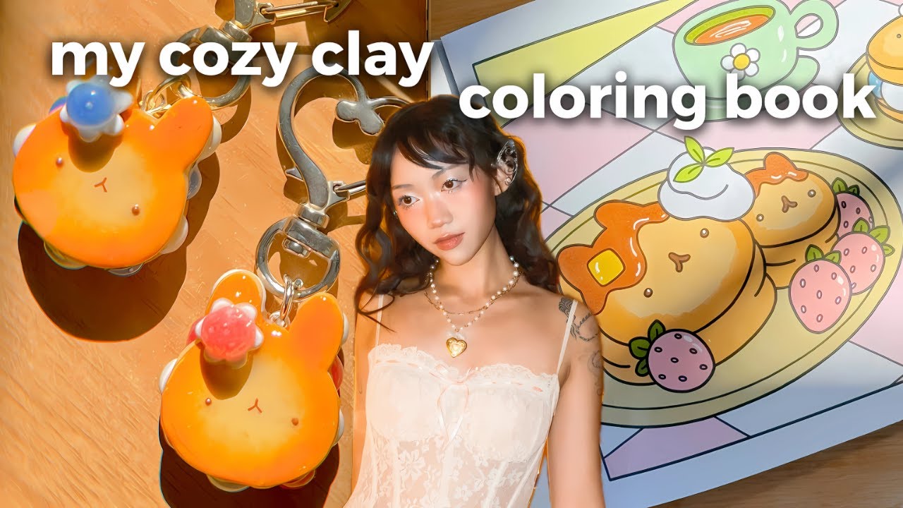 Turning My Clay Characters Into a Coloring Book  ✏️🌷Small Business Diaries (Book-Making Process)