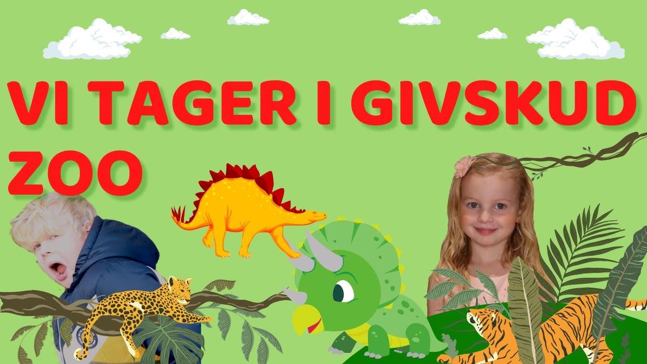 Vi ser ELEFANTER OG DINOSAURER i Givskud Zoo 🦖🦕🐘😊