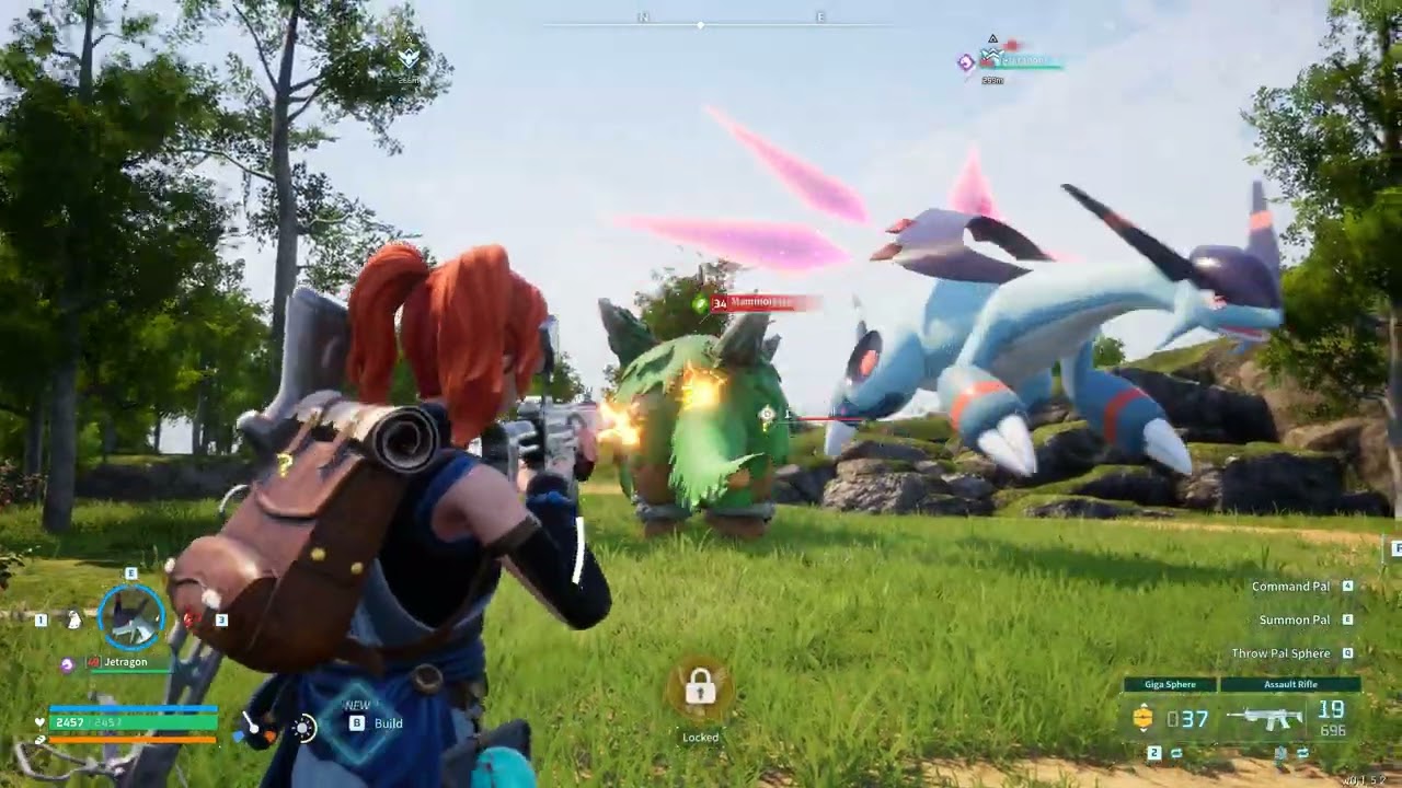 Palworld JetDragon vs Mammorest