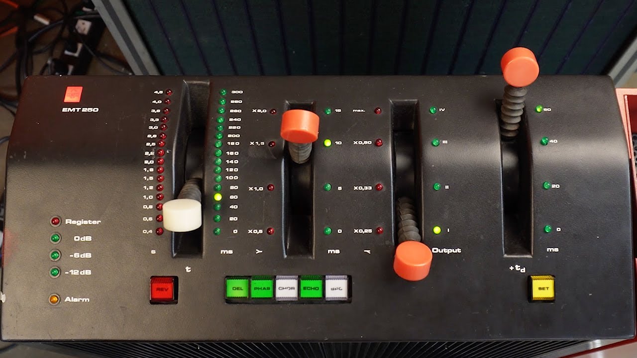 Electric Guitar Through an EMT 250
