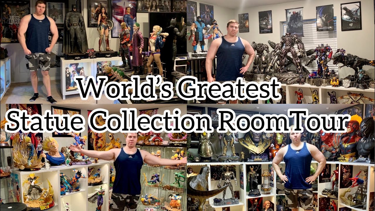 World’s Greatest Statue Collection Mancave Room Tour 2020