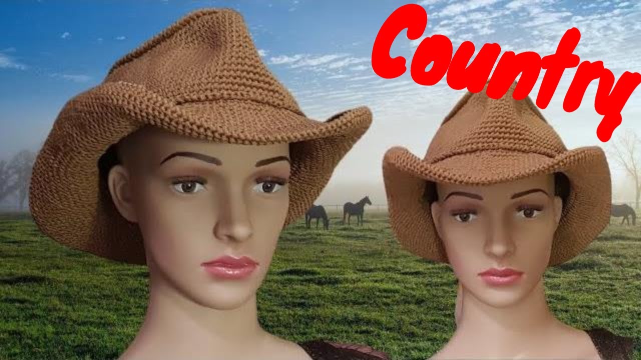 TUTORIAL Cappello COUNTRY all'uncinetto 
