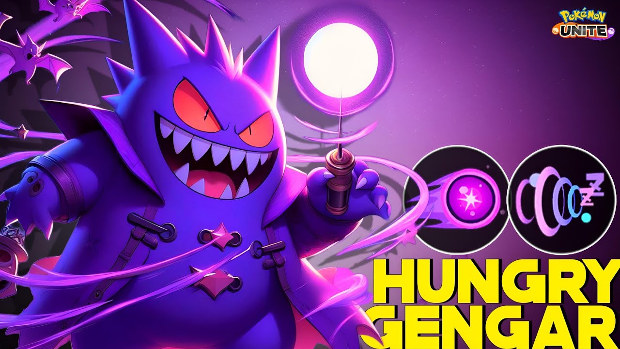 GENGAR CAN EAT WHOLE SQUAD WITHIN SECONDS WITH THIS ONE SHOTS BUILD 😎 | POKEMON UNITE