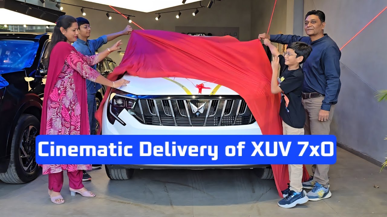XUV 7XO CAR DELIVERY | Cinematic video of car delivery 