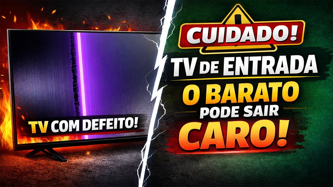 Cuidado com TV de Entrada: o Barato Pode Sair Caro