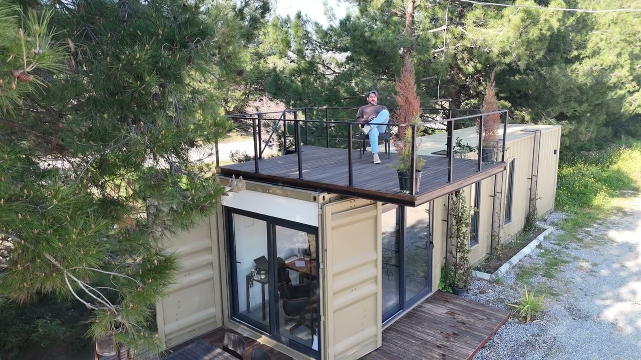 Shipping Container Home Terrace Turkey
