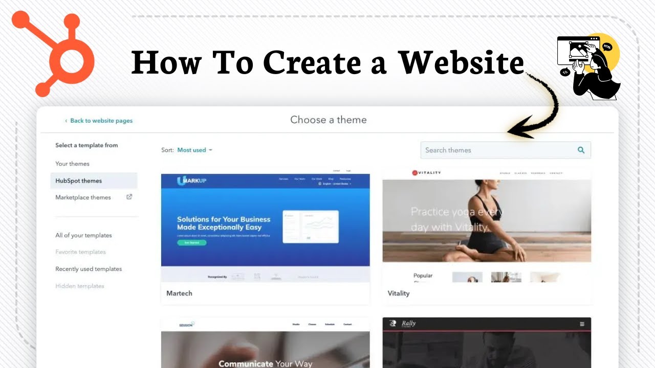 How To Create A HubSpot Website (Launch Your Site Easily)