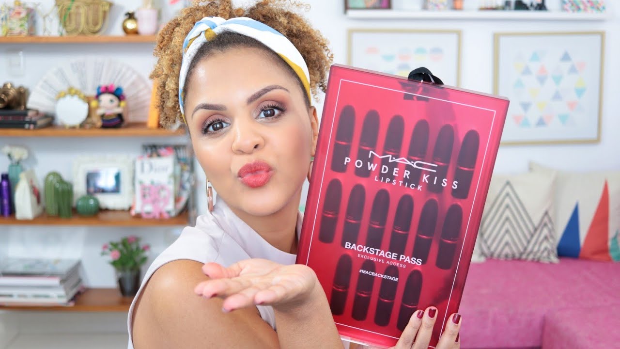 ¡NUEVOS! LABIALES POWDER KISS DE MAC | ME PRUEBO LOS 16 TONOS