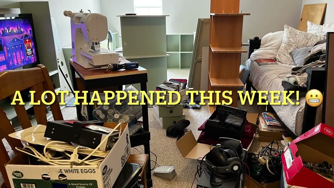My #decluttering  took a detour to #repurposing my space/ Getting creative with what I have #flip