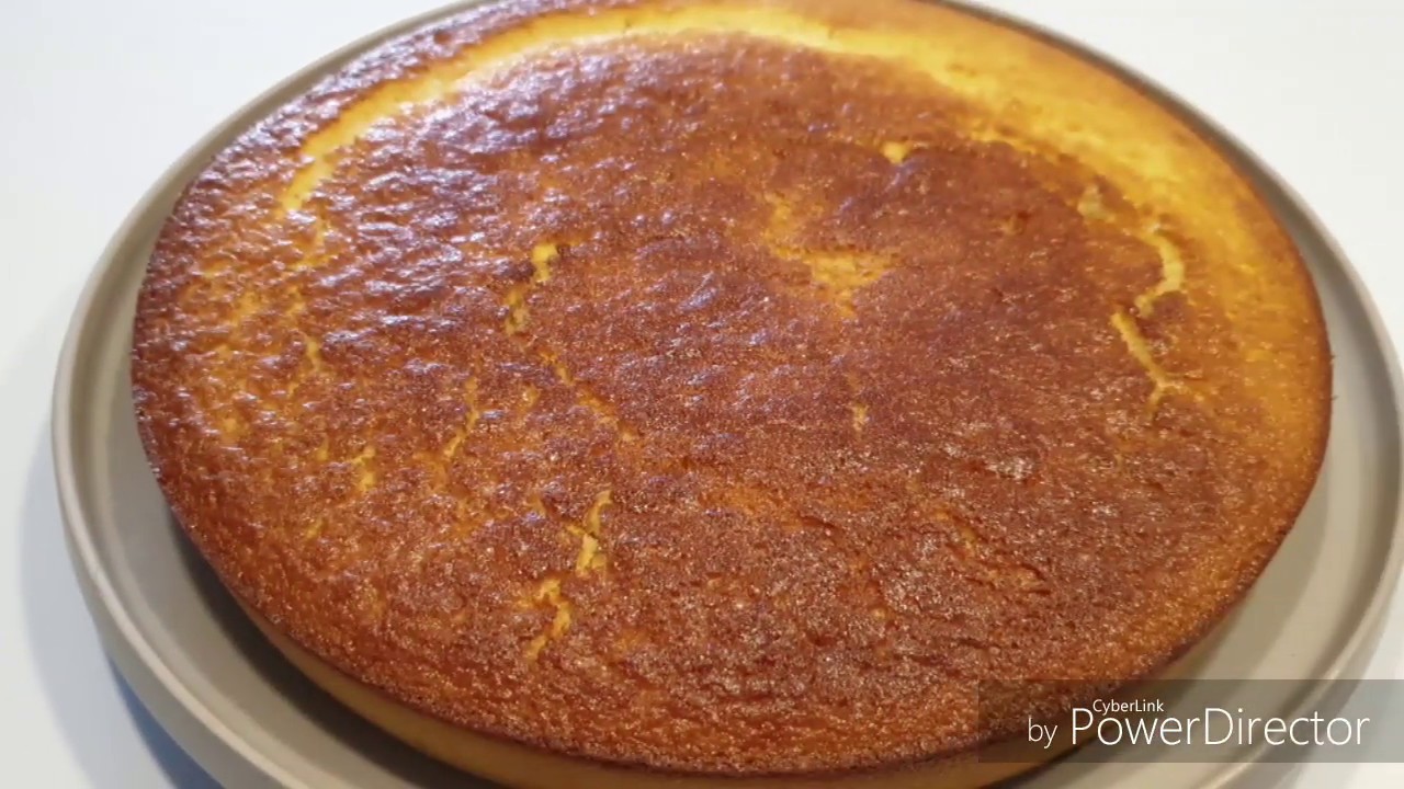gâteau de semoule au citron / lemon semolina cake / pastel de sémola de limón