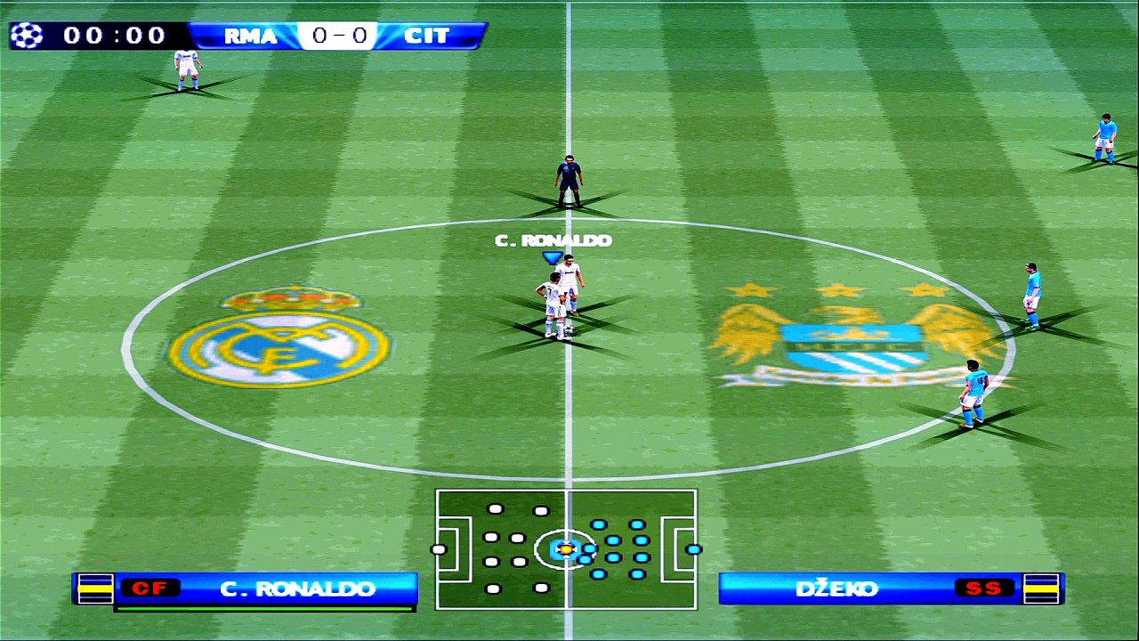 PES 2013 - Реал Мадрид против Манчестер Сити | PS2