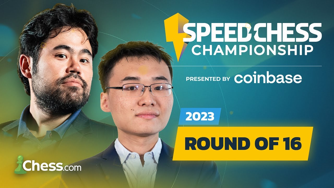 Speed Chess Championship 2023 Round of 16 Part 1 | Hikaru v Yu Yangyi Fight To Advance | !coinbase