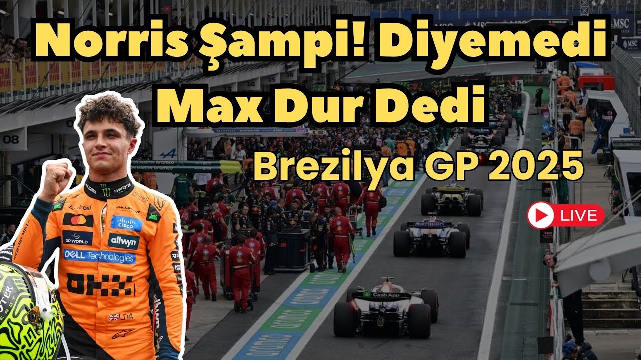 Norris Şampi Diyecekken Max Bir Dur Dedi! F1 2025 SaoPaula GP Brezilya Yarış Değerlendirmesi