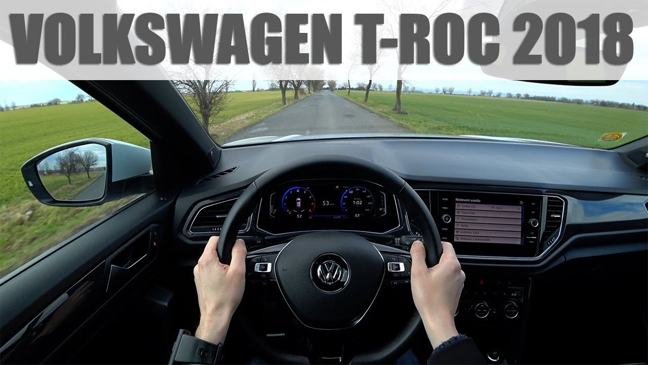 2018 Volkswagen T-ROC 2.0 TSI, 4K POV TEST: Svižný a stylový!