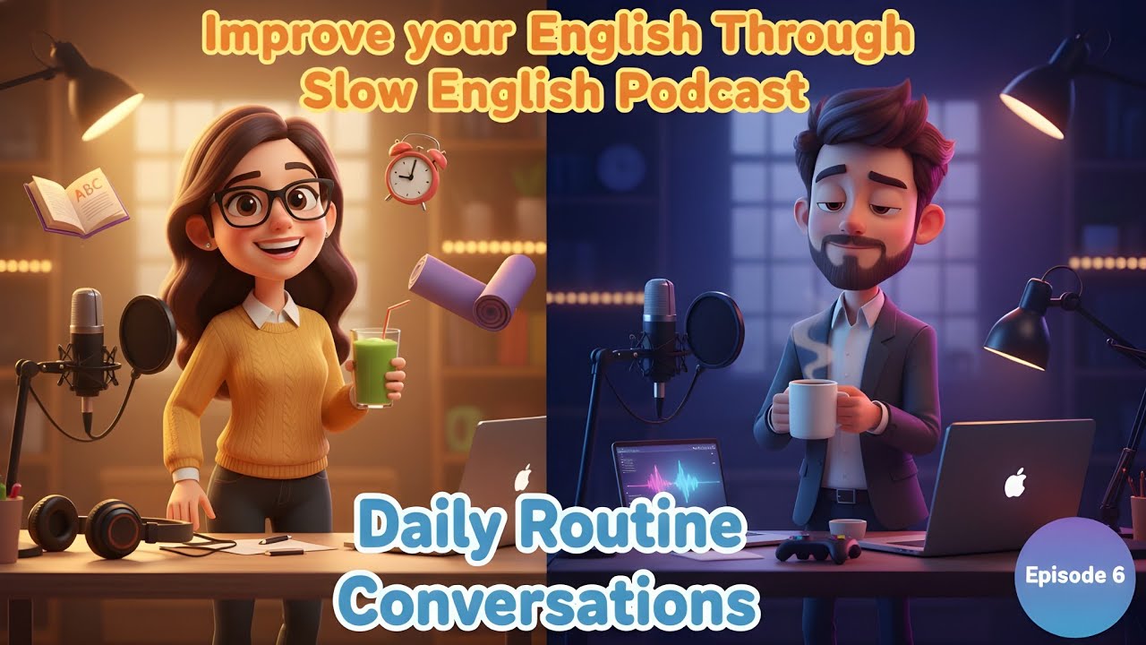 Improve Your English With Podcast | Daily Routine Conversation| English Practice 