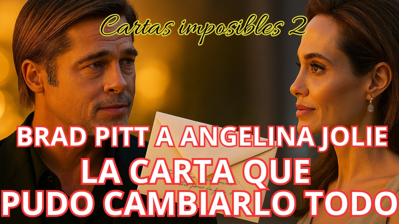 Brad Pitt a Angelina Jolie: La carta que pudo cambiarlo todo, PERO NUNCA EXISTIÓ. #amor